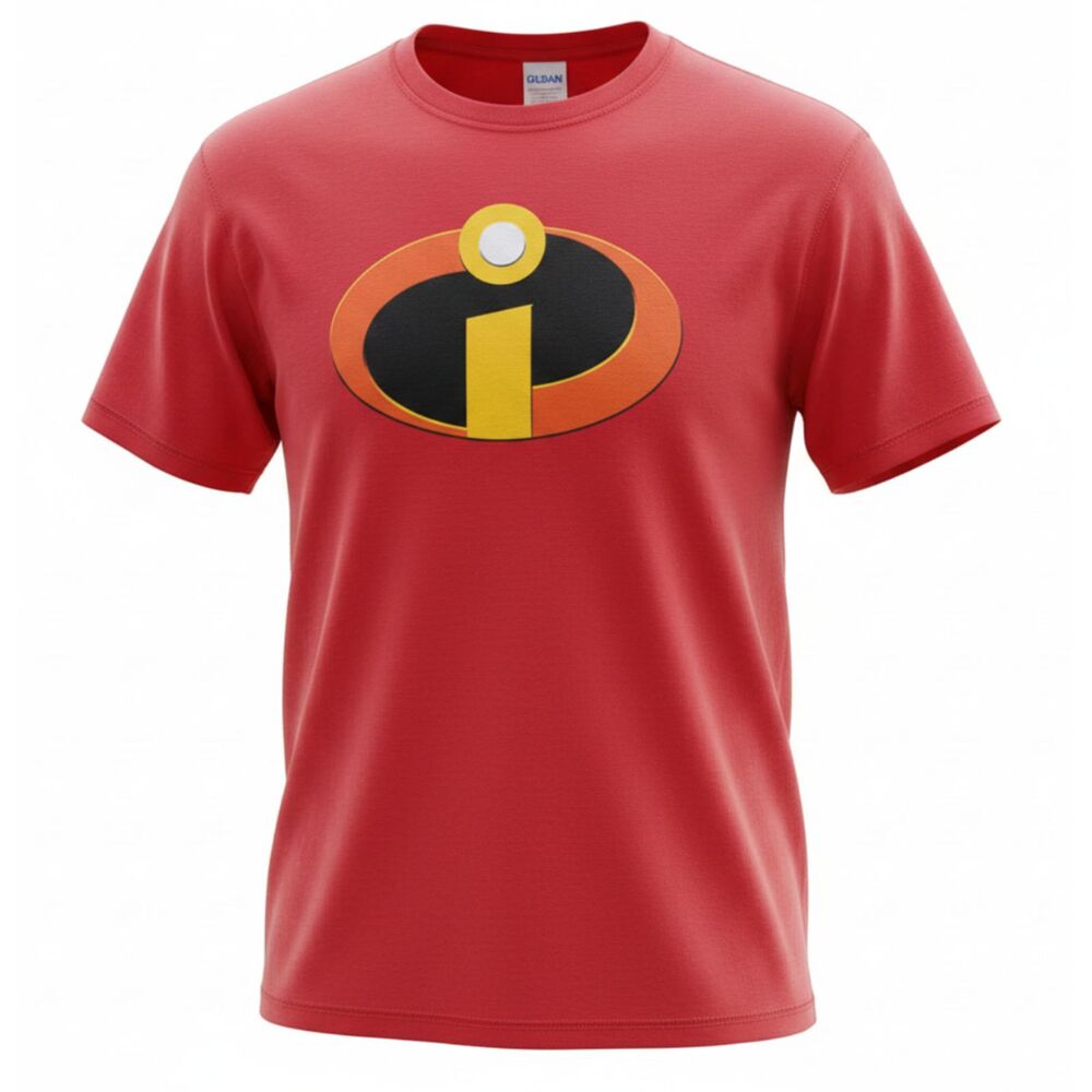 Mens Disney Pixar XL Incredibles  **AS IS** Fading on Shoulder
